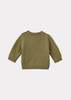 Kids Caramel CHESTER BABY WOOL JUMPER - OLIVE - Thumbnail 2