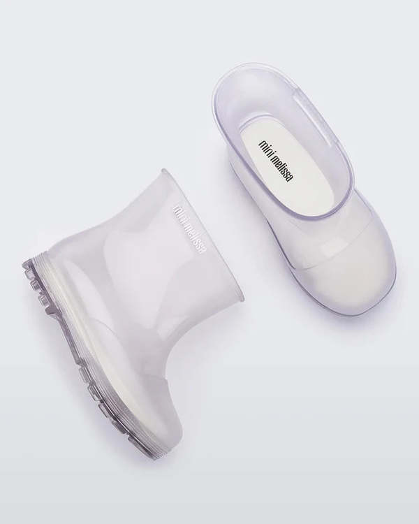 Kids Mini Melissa Boot - Clear Welly Kids Mini Melissa Boot - Clear Welly