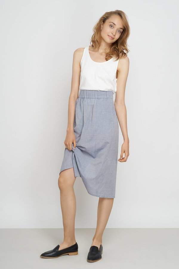 Jungle Folk Yael Skirt - Light Blue Jungle Folk Yael Skirt - Light Blue
