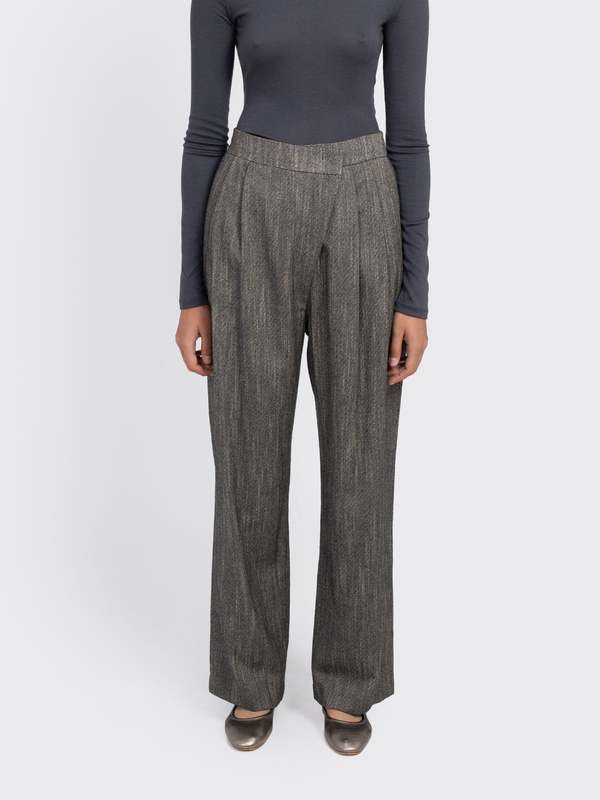 【AMOMENTO】24fw WOOL TWEED WRAP PANTS Wool-Tweed-Wrap-Pants-