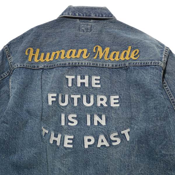Human made THE FUTURE IS IN THE PAST 長袖 HUMAN MADE THE FUTURE IS IN THE PAST Tee BIG RED NAVY NIGO L