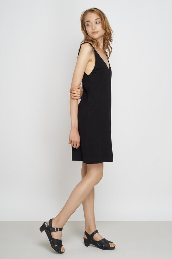 Jungle Folk Organic cotton tank dress keren black Jungle Folk Organic cotton tank dress keren black