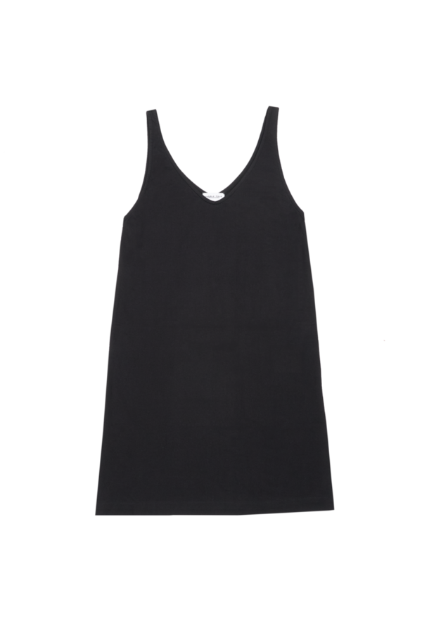 Jungle Folk Organic cotton tank dress keren black Jungle Folk Organic cotton tank dress keren black