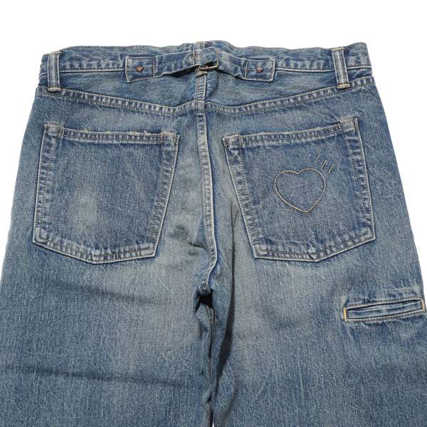 Human Made Future Straight Denim Pants - Washed Blue | Garmentory