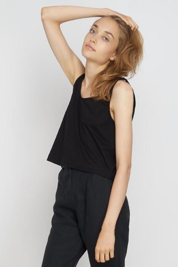Jungle Folk Organic cotton tank top chana black Jungle Folk Organic cotton tank top chana black