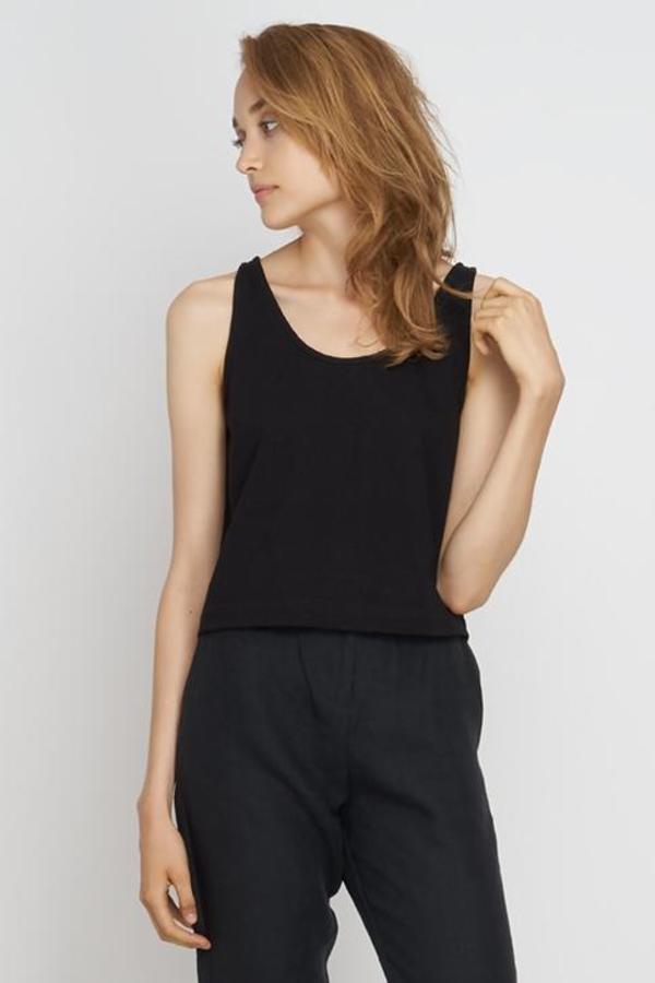 Jungle Folk Organic cotton tank top chana black Jungle Folk Organic cotton tank top chana black