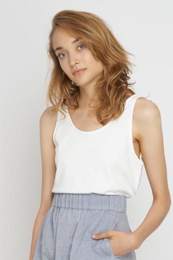 Jungle Folk Organic cotton tank top chana white Jungle Folk Organic cotton tank top chana white