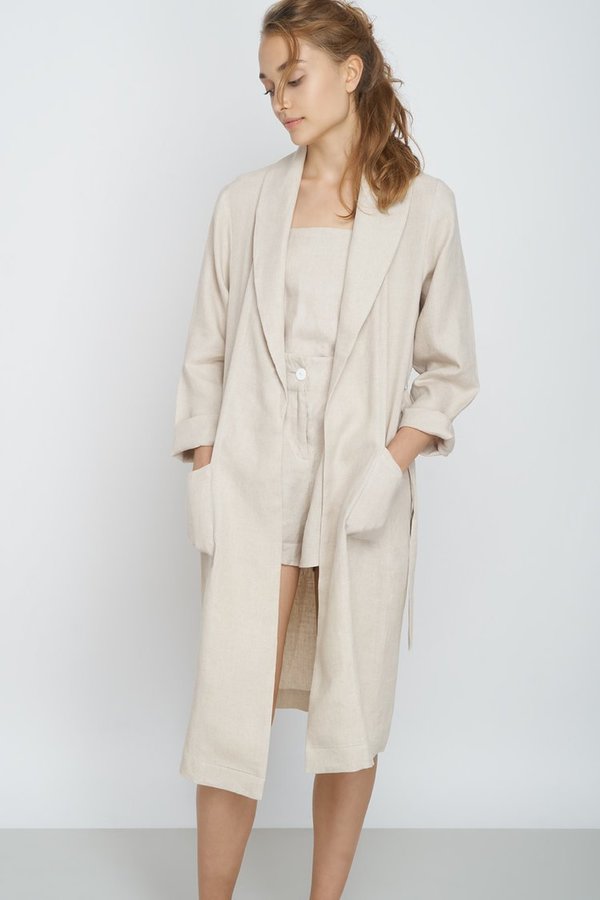Jungle Folk Prema Coat LINEN BEIGE Jungle Folk Prema Coat LINEN BEIGE