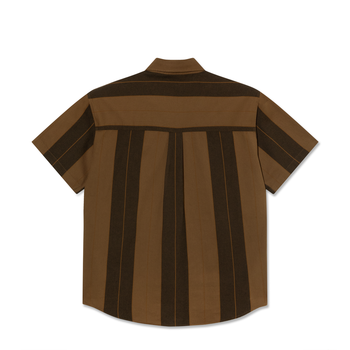 トップス Polar Skate Co. Stripe Polo Shirt Brown Polar Skate Co. Stripe Polo Shirt - Brown | ANDJOY | Skateboard