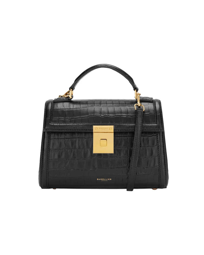 DEMELLIER★パリバッグ The Paris | Black Smooth | DeMellier