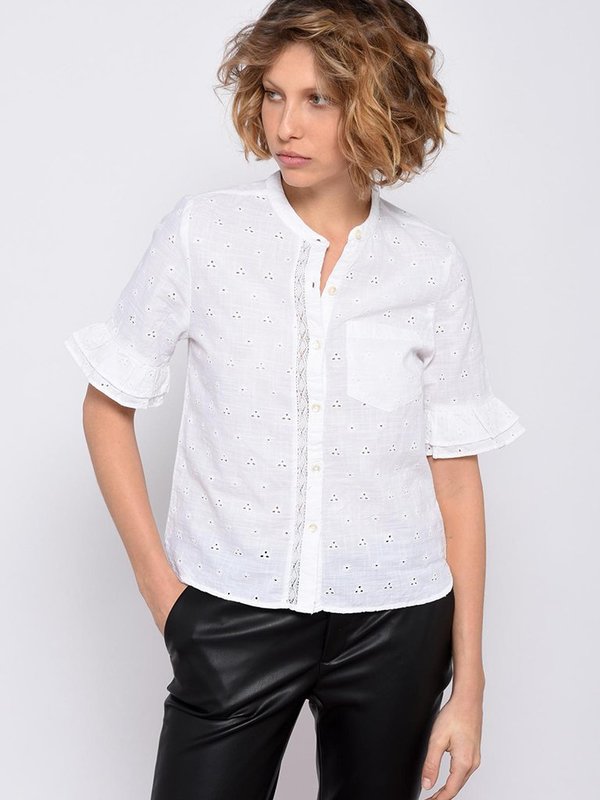 Leon & Harper Chemin Lace Shirt Leon & Harper Chemin Lace Shirt