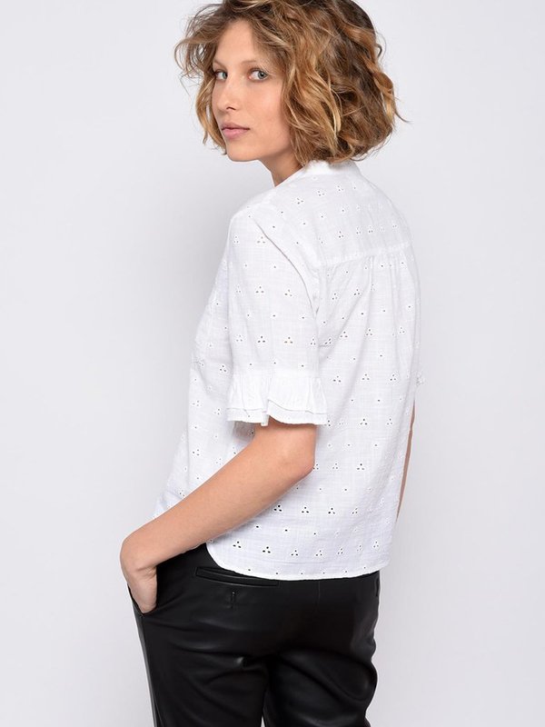 Leon & Harper Chemin Lace Shirt Leon & Harper Chemin Lace Shirt