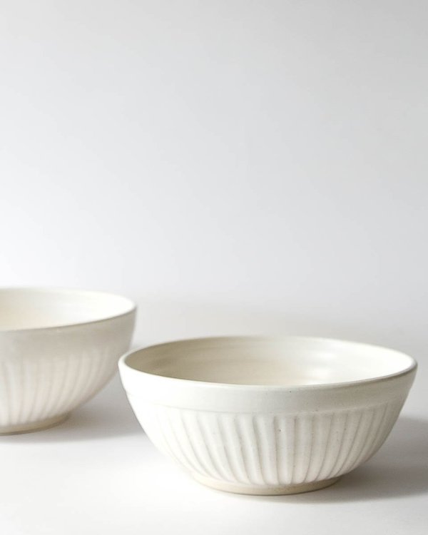 Judy Jackson White Serving Bowl Judy Jackson White Serving Bowl