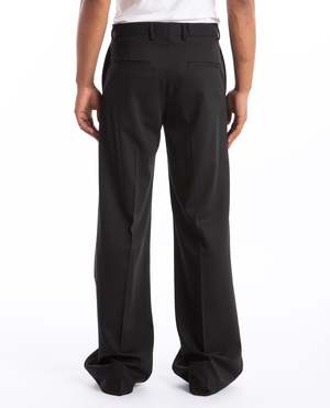 CMMN SWDN Otto Wide Leg Trousers - Black | Garmentory