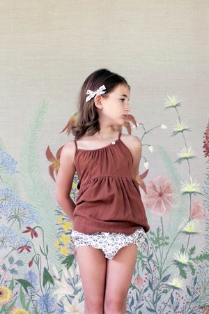 KIDS Soor Ploom Birdie Tunic - Terracotta | Garmentory