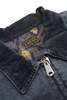 Kapital 14oz Denim T-Back Drizzler Jacket - Black/Ecru - Thumbnail 5
