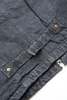Kapital 14oz Denim T-Back Drizzler Jacket - Black/Ecru - Thumbnail 12
