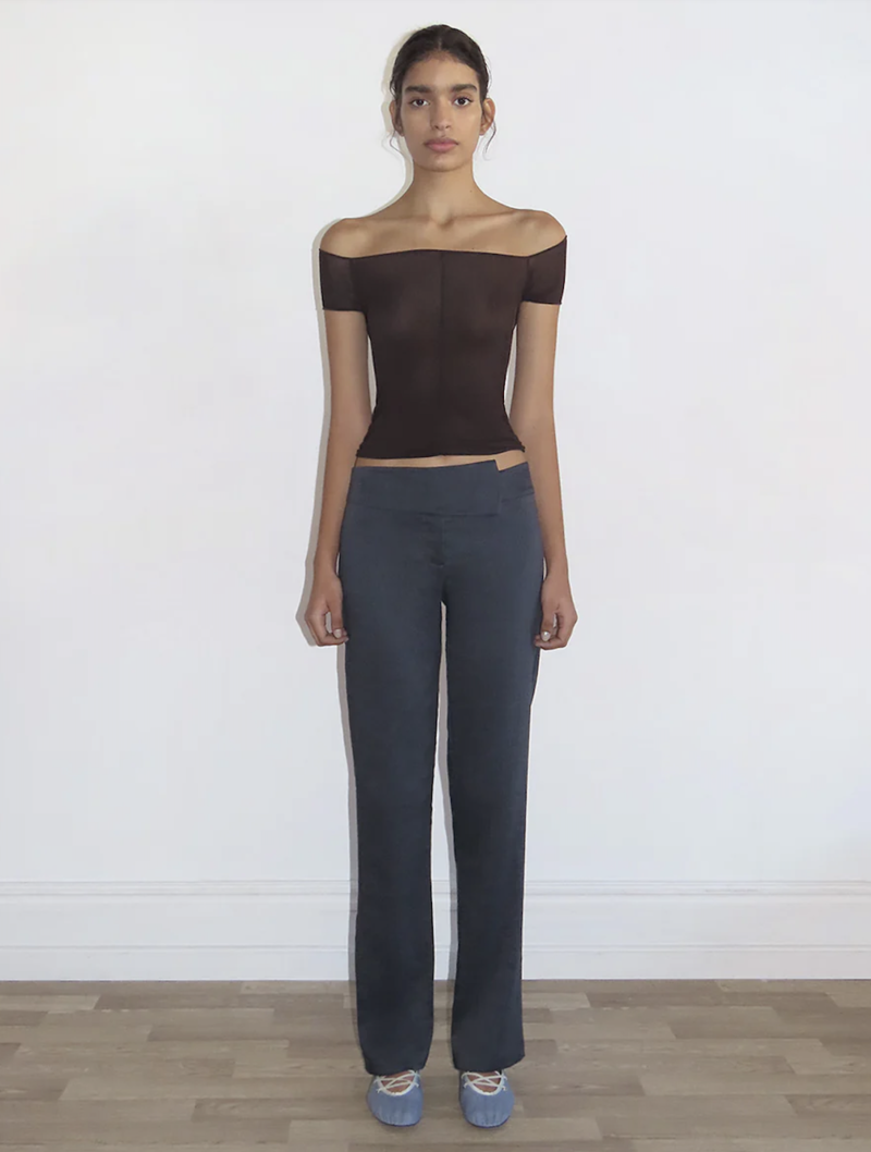 PALOMA WOOL｜CHINO PANTS (Dip (SO3304-grey)) Paloma Wool Dip Pant - Dark Grey | Garmentory