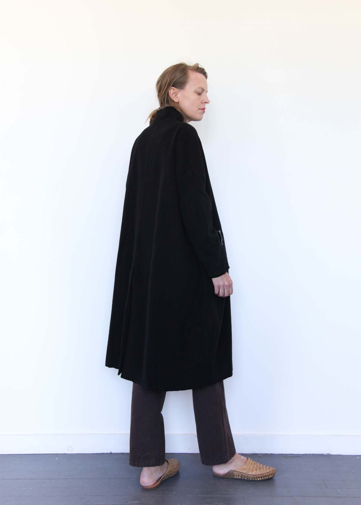 H+ HANNOH WESSEL  : Milena COAT コート H+ Hannoh Wessel | Coat Milena | Vermillion - The Phoenix