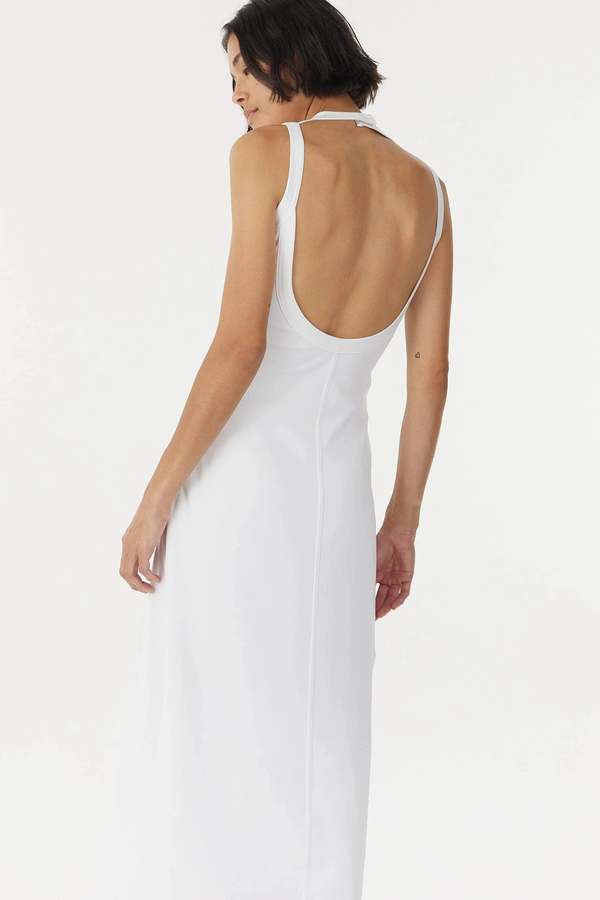 white christmas dresses Samantha Back Cut-Out Midi Dress | Women's Midi Dresses