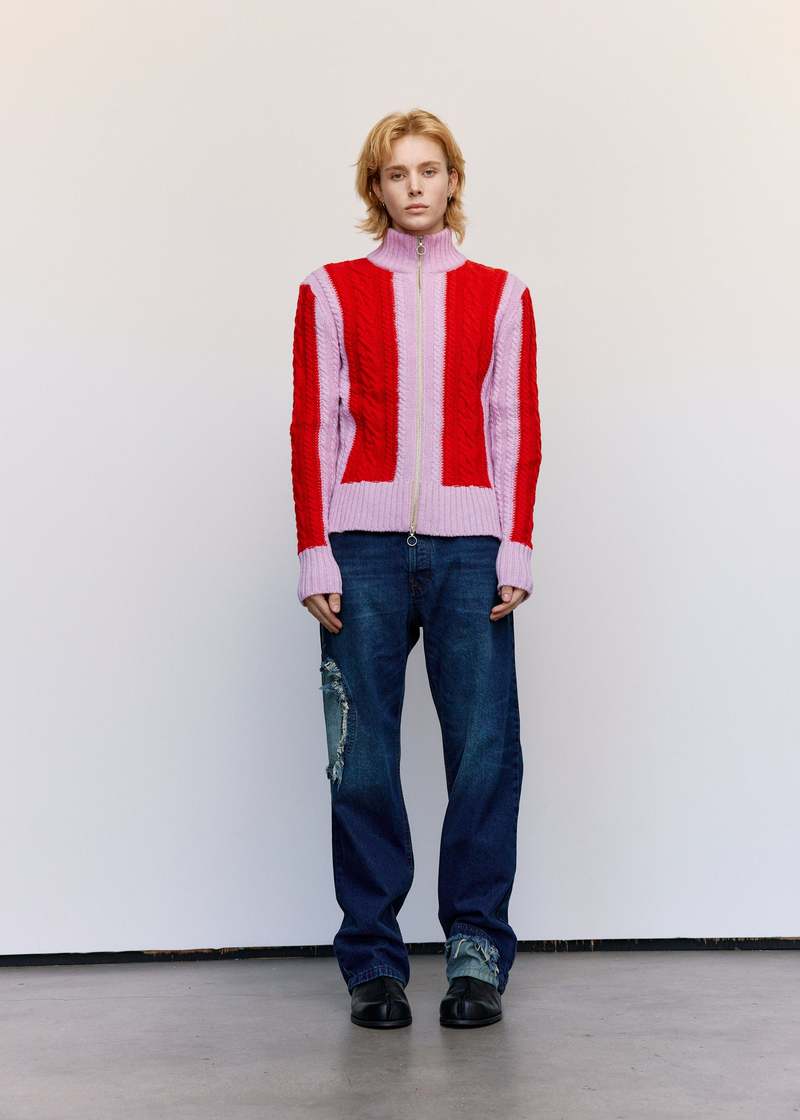 EDWARD CUMING Circle Window ジーンズ デニム Edward Cuming Navy Circle Window Jeans Edward Cuming