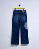 Edward Cuming Circle Window Jean - Mid Blue Wash Denim - Thumbnail 9