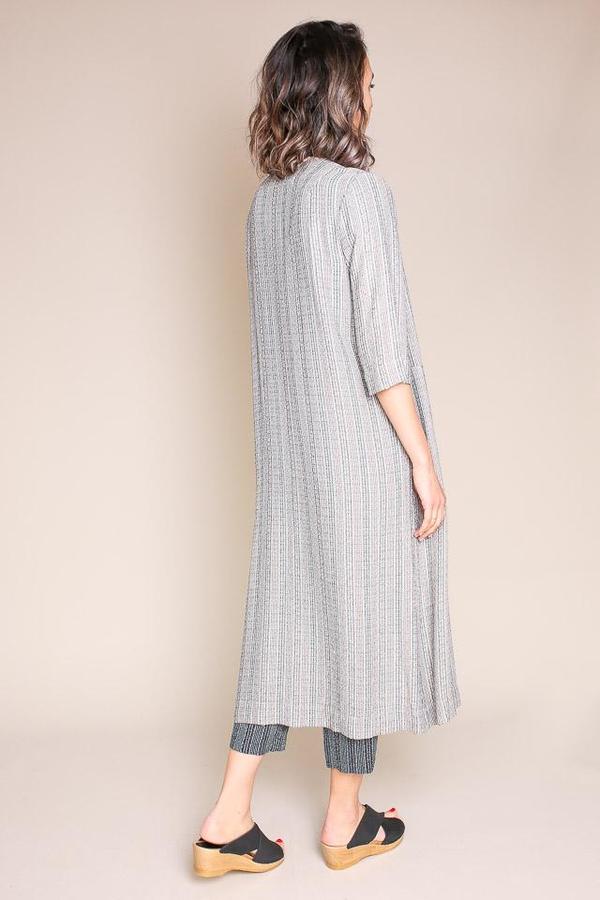 Raquel Allegra Duster Dress - Cream Stripe Raquel Allegra Duster Dress - Cream Stripe