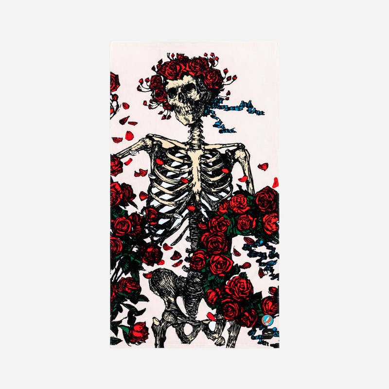 Slowtide Skull & Roses Bertha Beach Towel