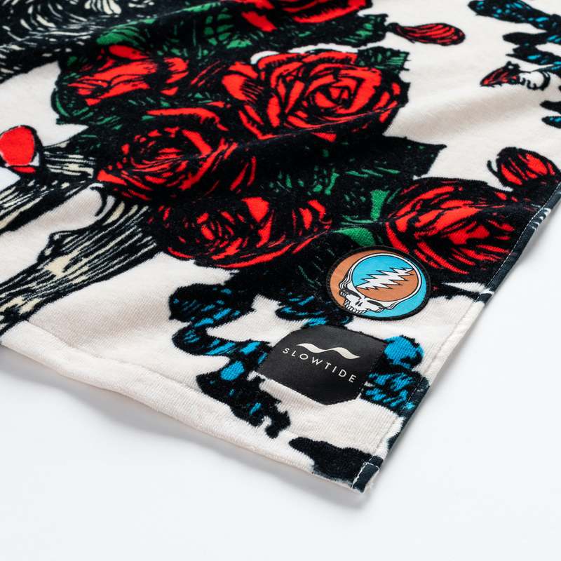 Slowtide Skull & Roses Bertha Beach Towel