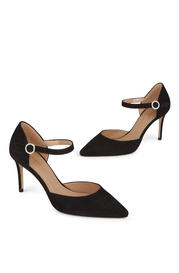 Lk Bennett Black Ankle Strap Shoes LK Bennett Monet Ankle Strap
