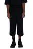 HOMME PLISSE ISSEY MIYAKE Pleats Bottoms 1 Cropped Trousers - Black - Thumbnail 1