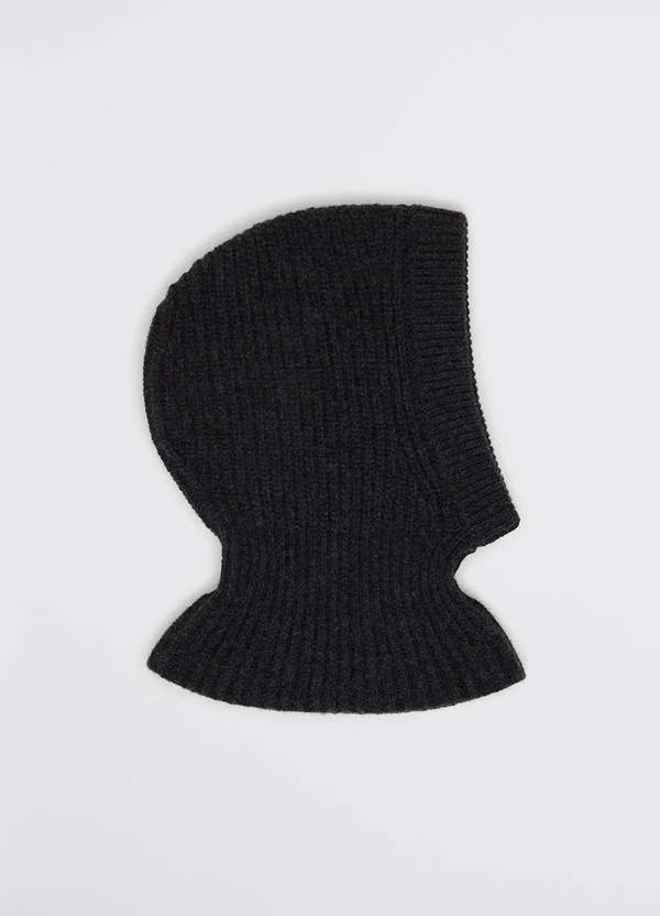 Lemaire Lambswool Hood - Anthracite Melange | Garmentory