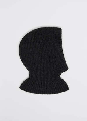 Lemaire Lambswool Hood - Anthracite Melange | Garmentory
