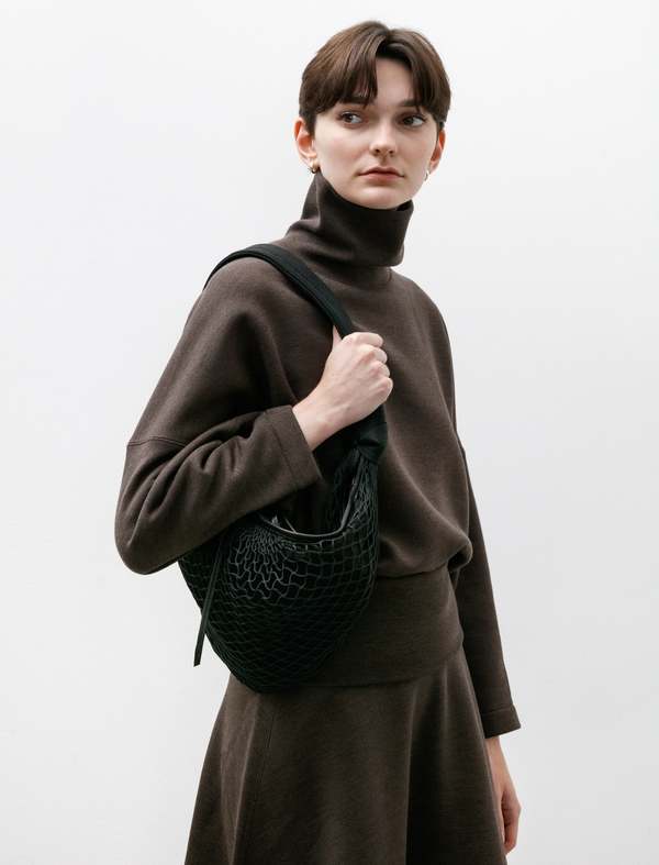 Fortune Croissant Filt Bag Black | Garmentory