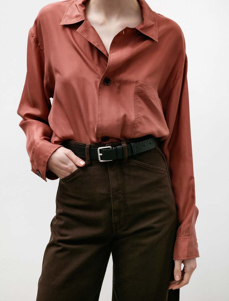 Lemaire Reversed Belt 30 - Black | Garmentory
