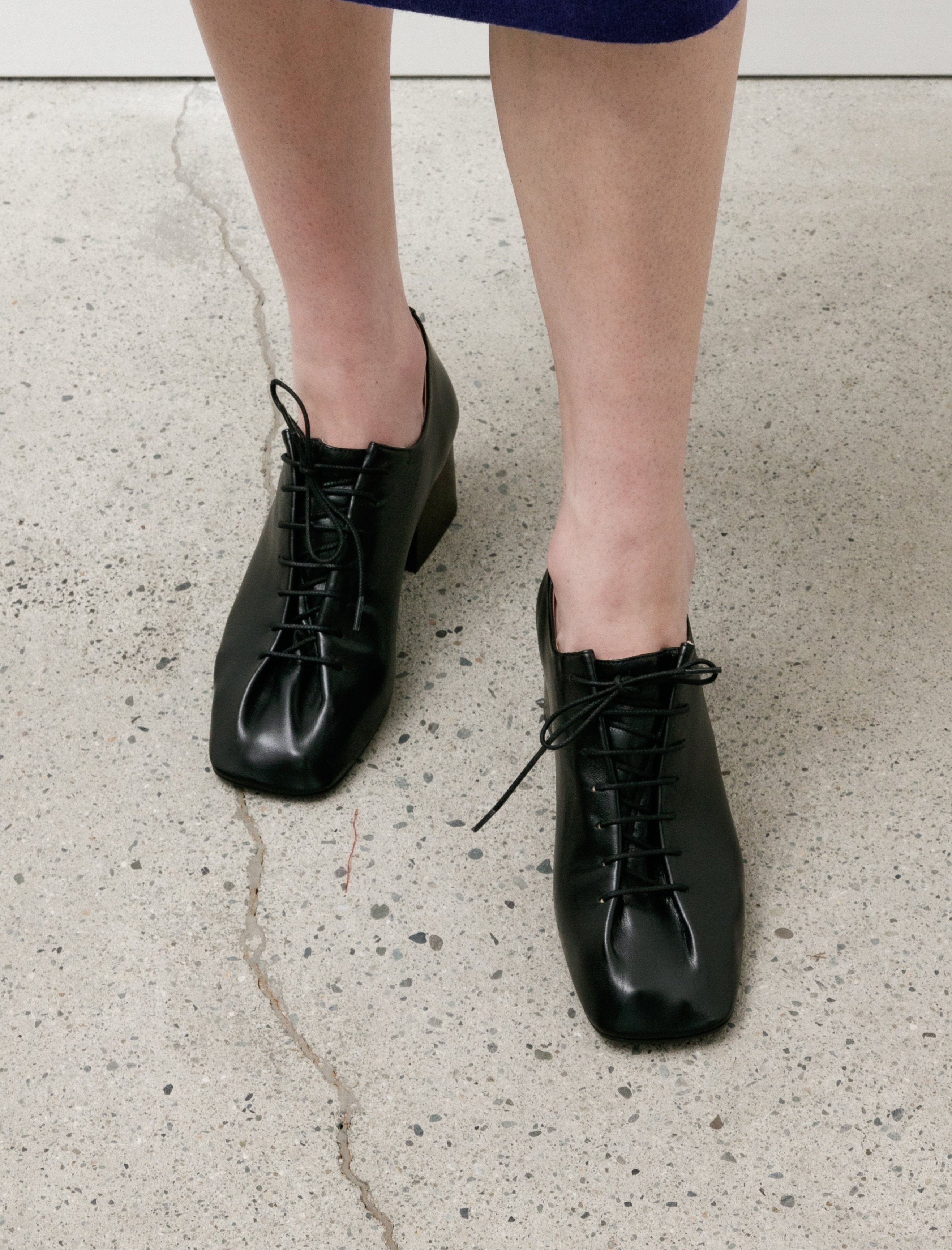 Lemaire Souris Classic Derbies 55 shoes - Black | Garmentory