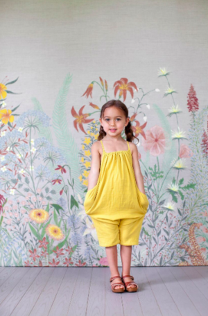 Soor Ploom Ines Romper Chamomile | Garmentory