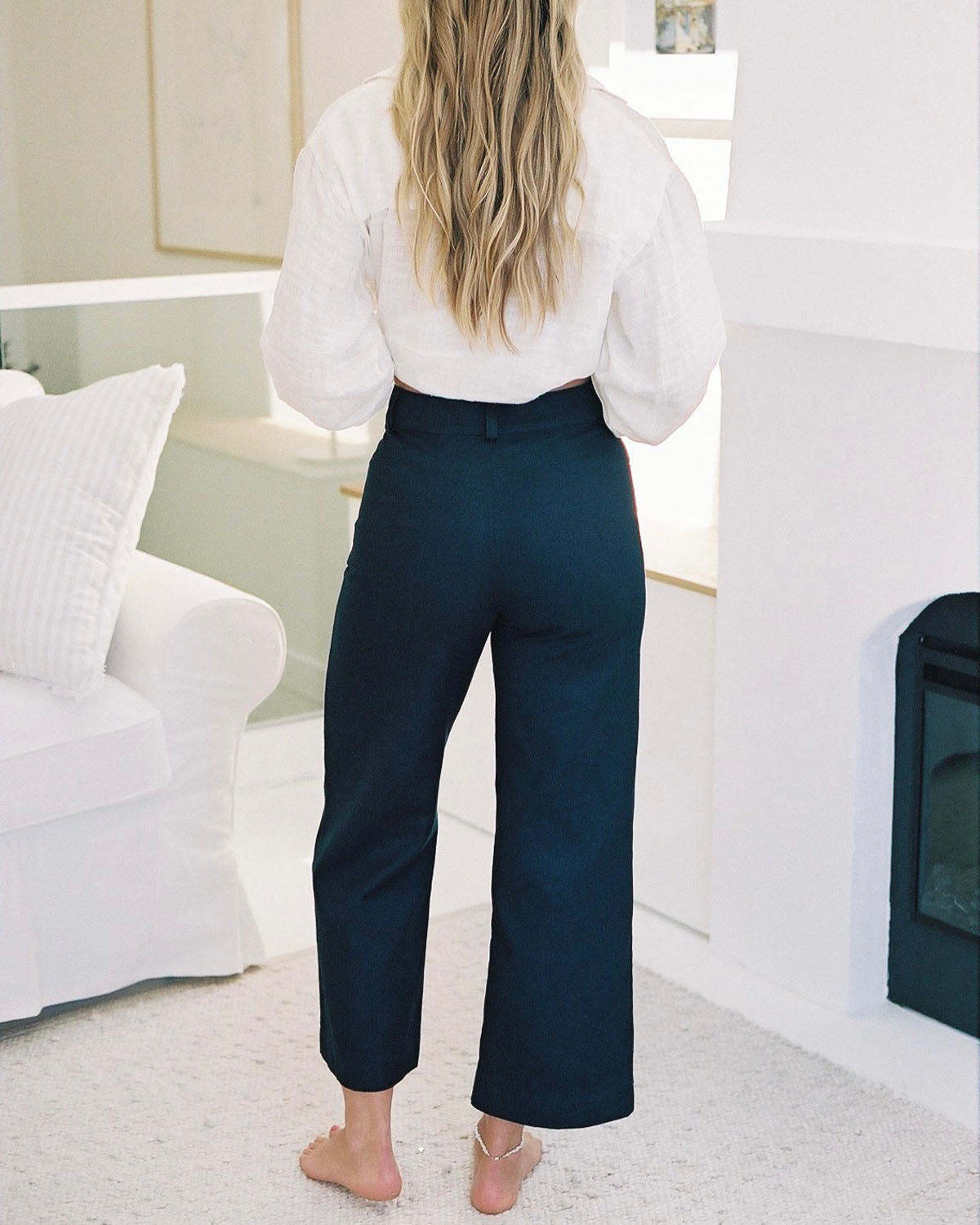 harly jae Pierrot Pants - Navy | Garmentory display picture 1