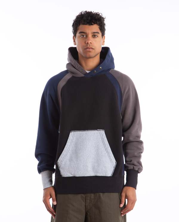ＥＧ　WORKADAY Combo Raglan Hoodie Engineered Garments Raglan Hoody - Black Combo | Garmentory