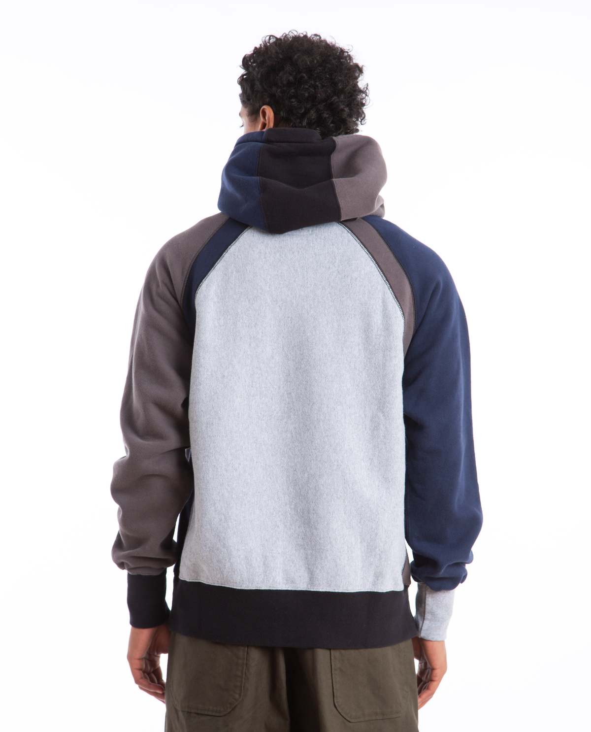 ＥＧ　WORKADAY Combo Raglan Hoodie Engineered Garments Raglan Hoody - Black Combo | Garmentory