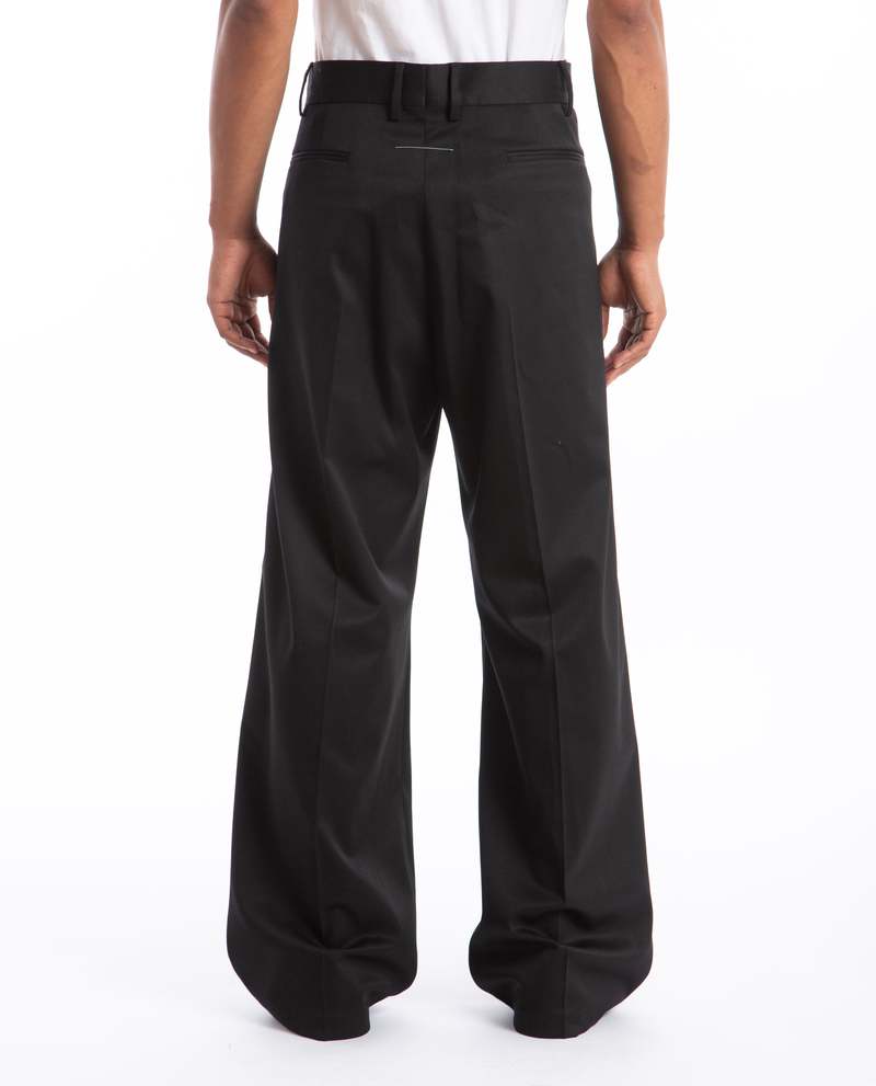 パンツ MM6 Maison Margiela Satin band pants 関税込☆【MM6】ナイロンワイドパンツ (MM6 Maison Margiela