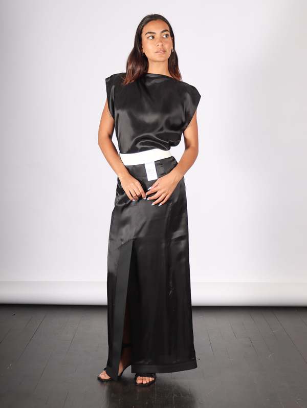【関税＆送料込み】Maison Margiela Long Skirt MM6 Maison Margiela Long Skirt in Light Blue | WE ARE ICONIC