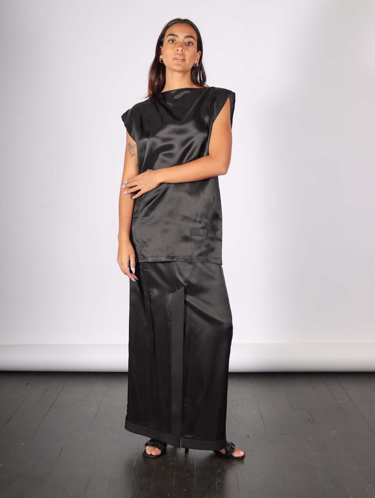 Zipper-Top-in-Black-by-MM6-