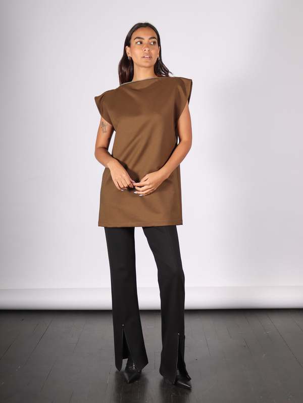 MM6 Maison Margiela Long Sleeve Top in Yellow | FWRD