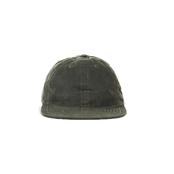 Waxed Cotton Ball Cap - Olive Waxed Cotton Ball Cap - Olive