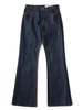 Kapital 14oz Denim 5P RAT FLARE Pants - One Wash Indigo - Thumbnail 1