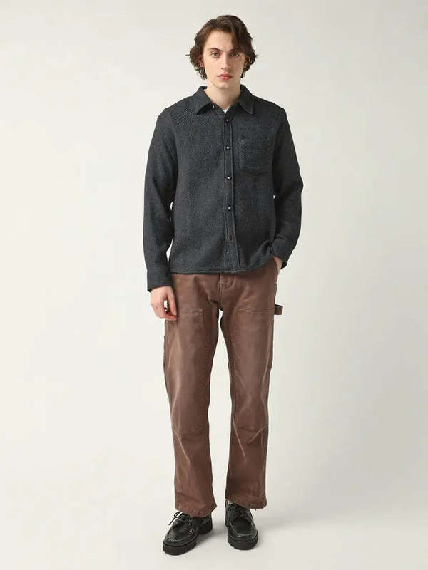 Corridor Midnight Twill Shirt - Midnight | Garmentory