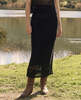 The Great. The Pedestal Skirt - Black - Thumbnail 1