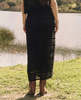 The Great. The Pedestal Skirt - Black - Thumbnail 3