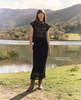 The Great. The Pedestal Skirt - Black - Thumbnail 4